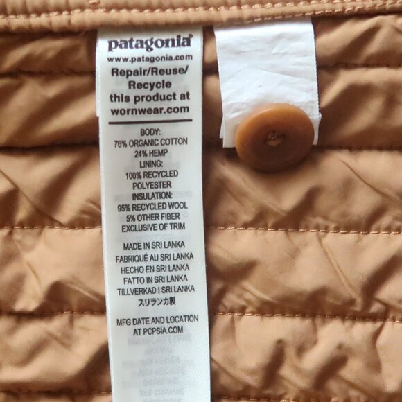 Patagonia Womens Seldom Traveled Quilted Long Sleeve Jacket Spring Fall Casual S - Picture 12 of 12